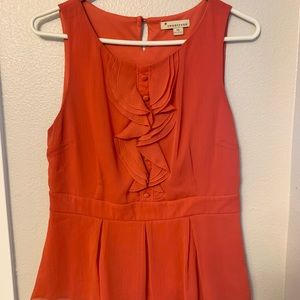 Sleeveless chiffon top